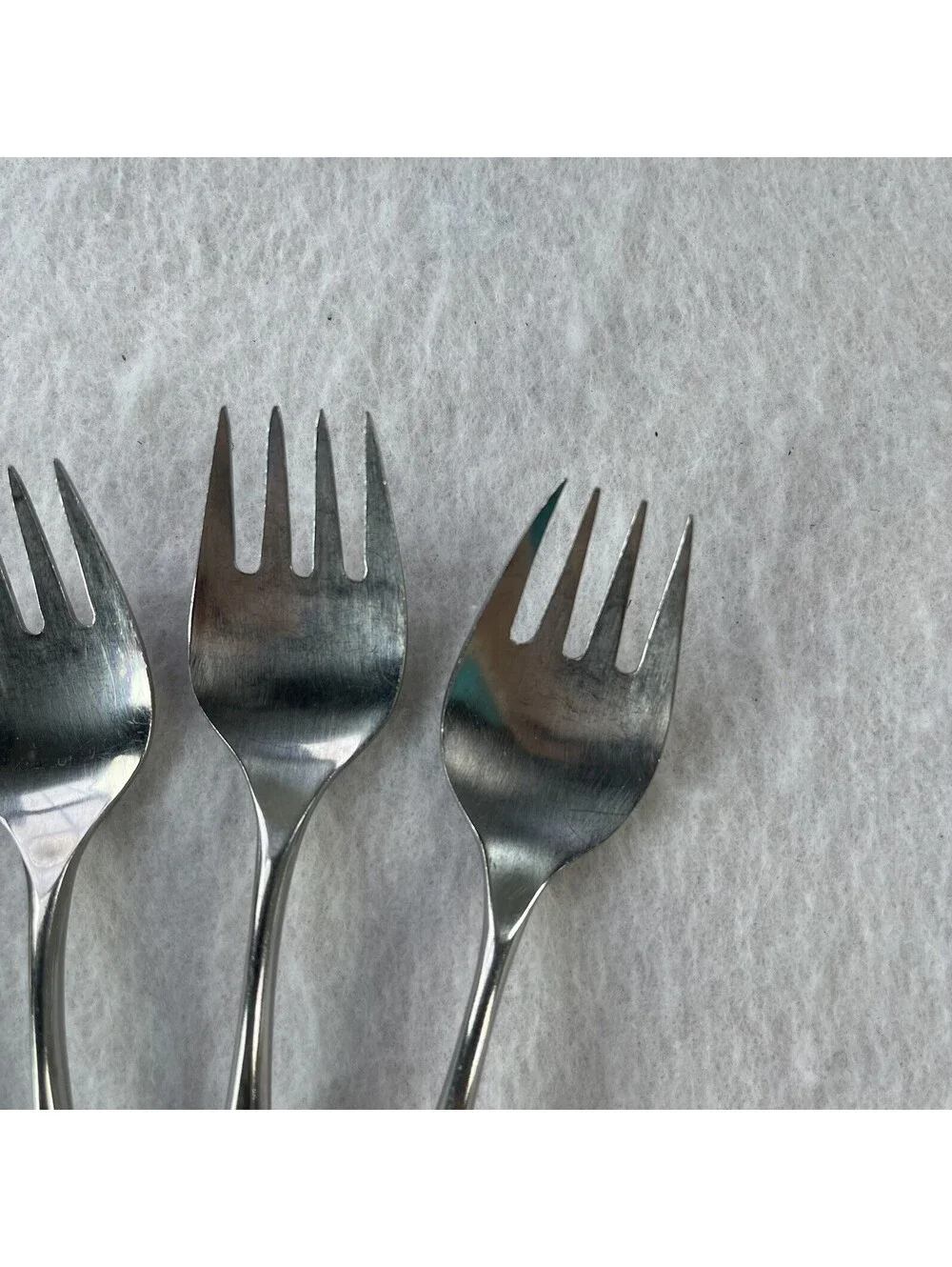 Lauffer Norway Salad Fork Set of 6 Stainless 6 1/8
